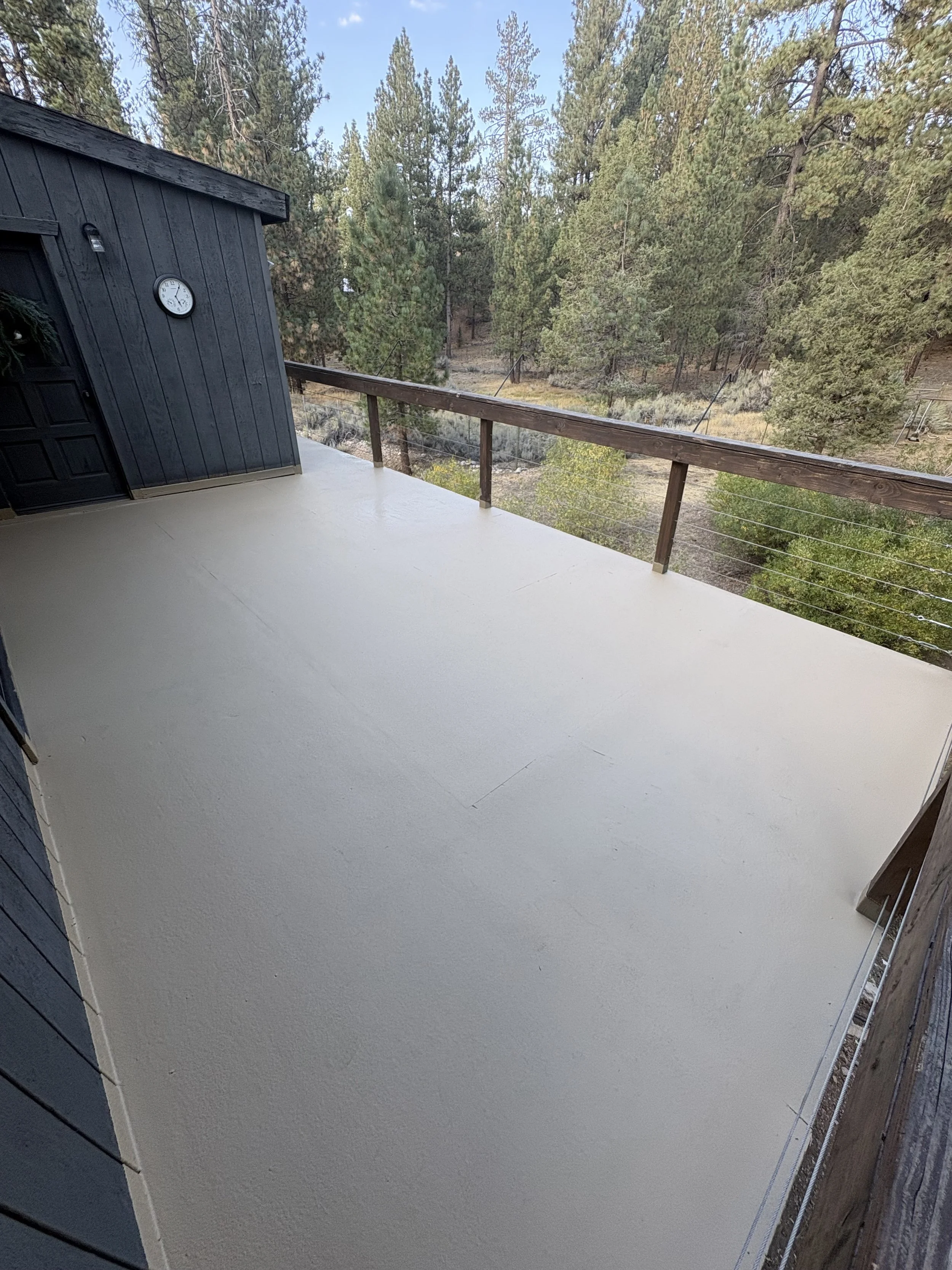 Rhino linings and epoxy flooring to outdoor spaces in Southern California | big bear, orange county, LA County