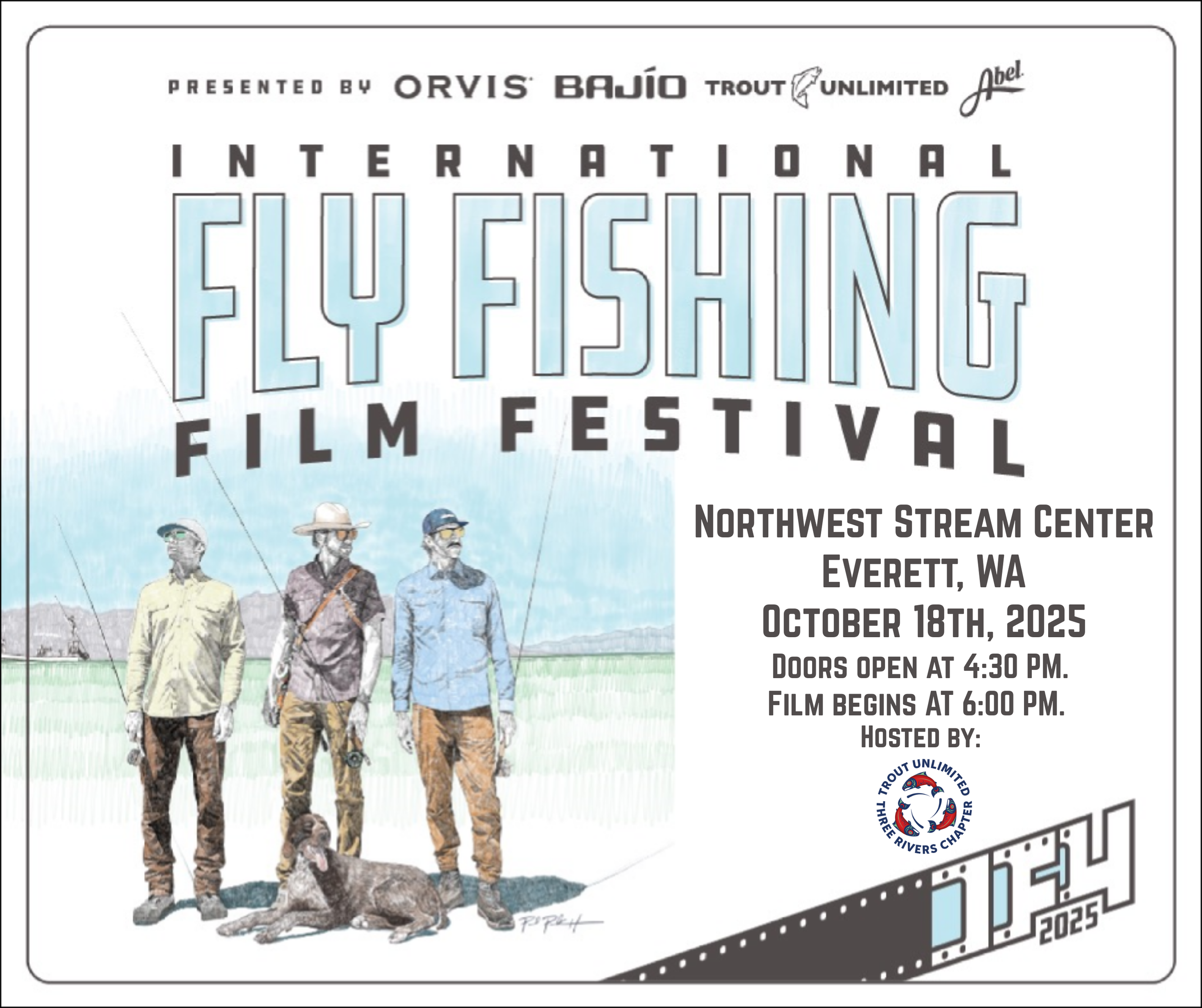 IF4 Fly Fishing Film Festival – October 18, Northwest Stream Center