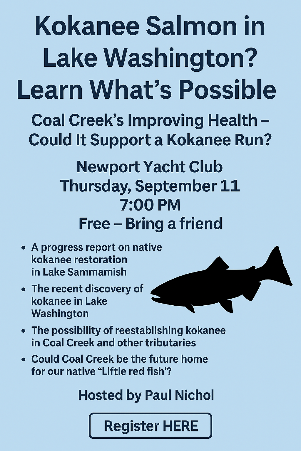 Coal Creek’s Improving Health - Salmon Run Presentation