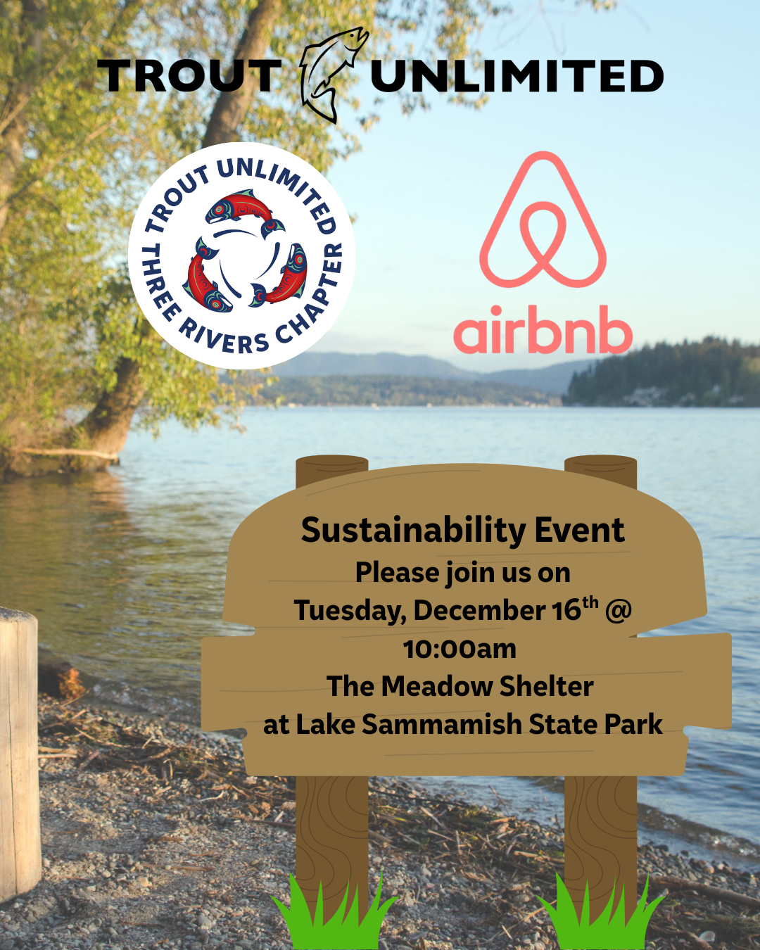Airbnb x Trout Unlimited Sustainability Press Event and Volunteer Day