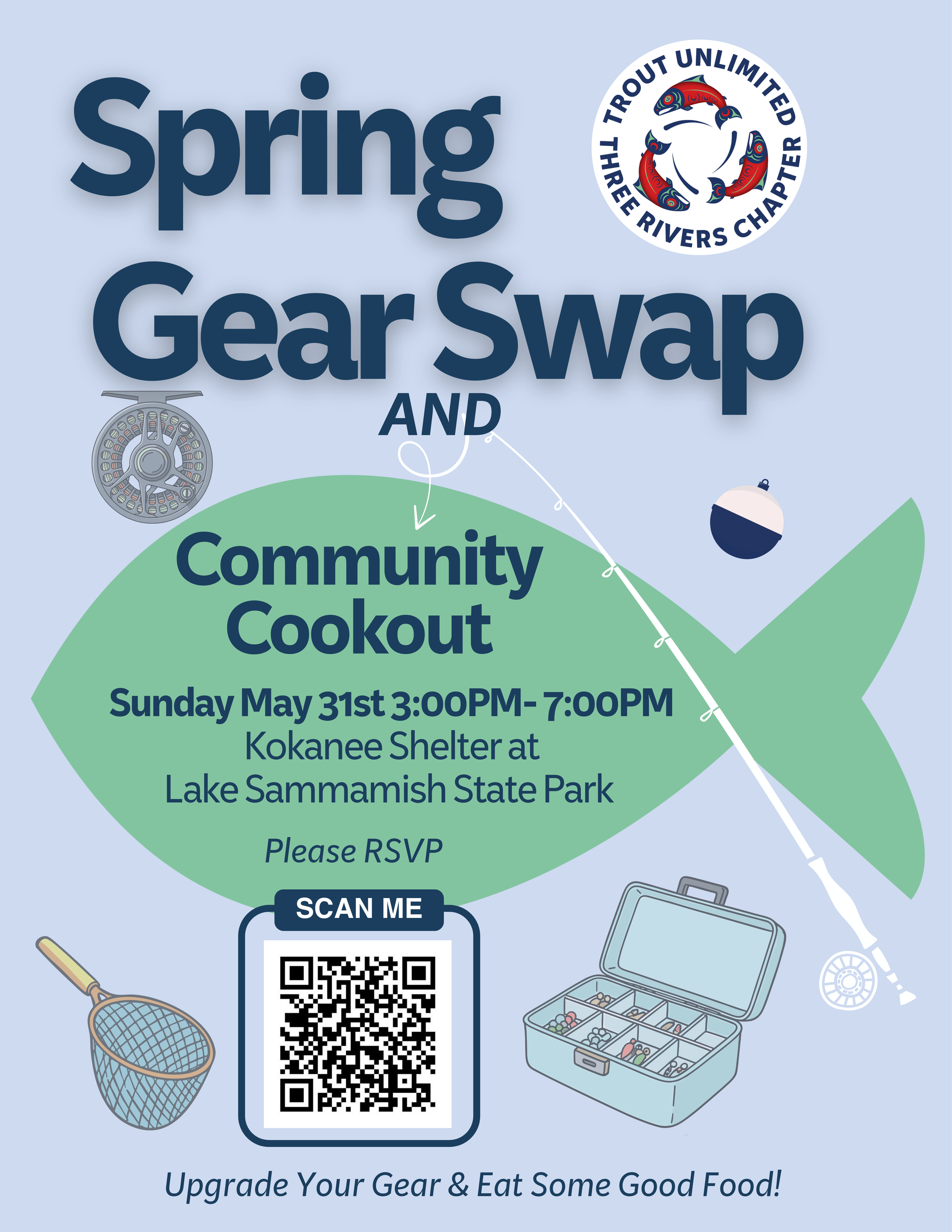  Spring Gear Swap & Community Cookout