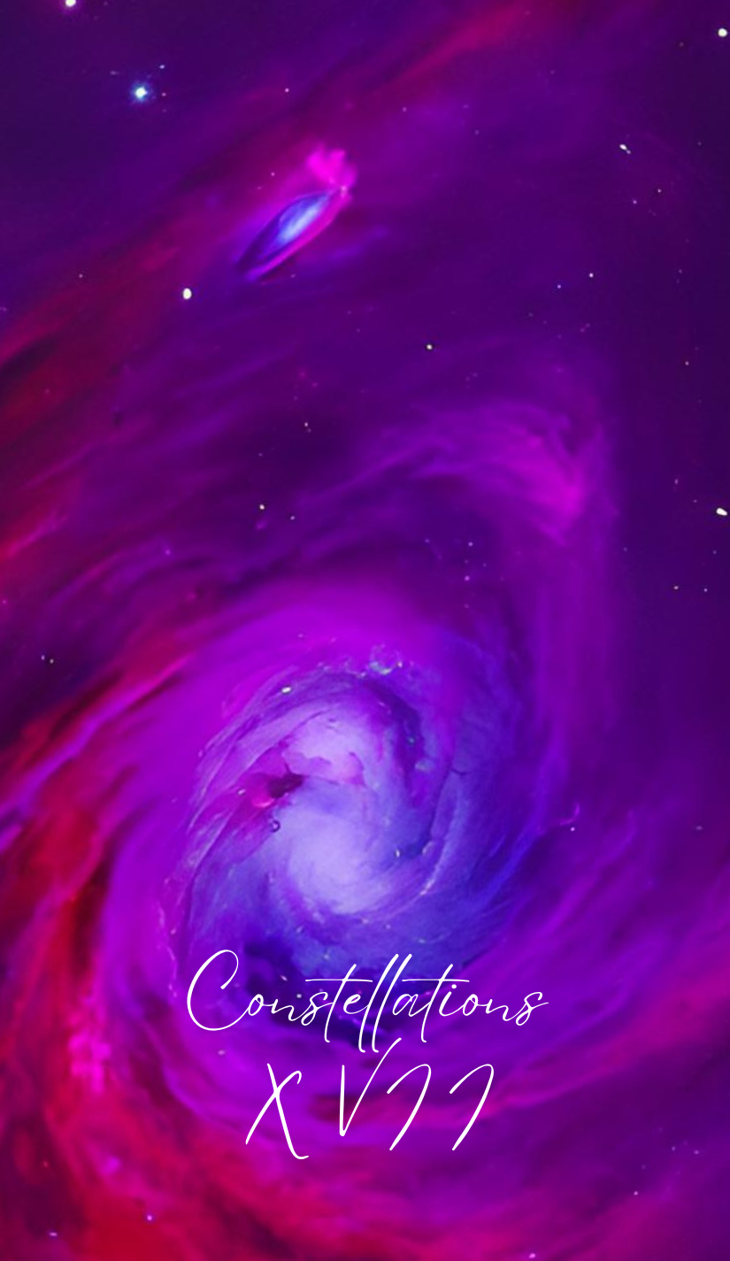a purple and red galaxy swirl