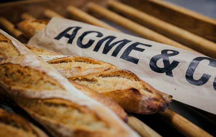 Acme baguette on coolling rack