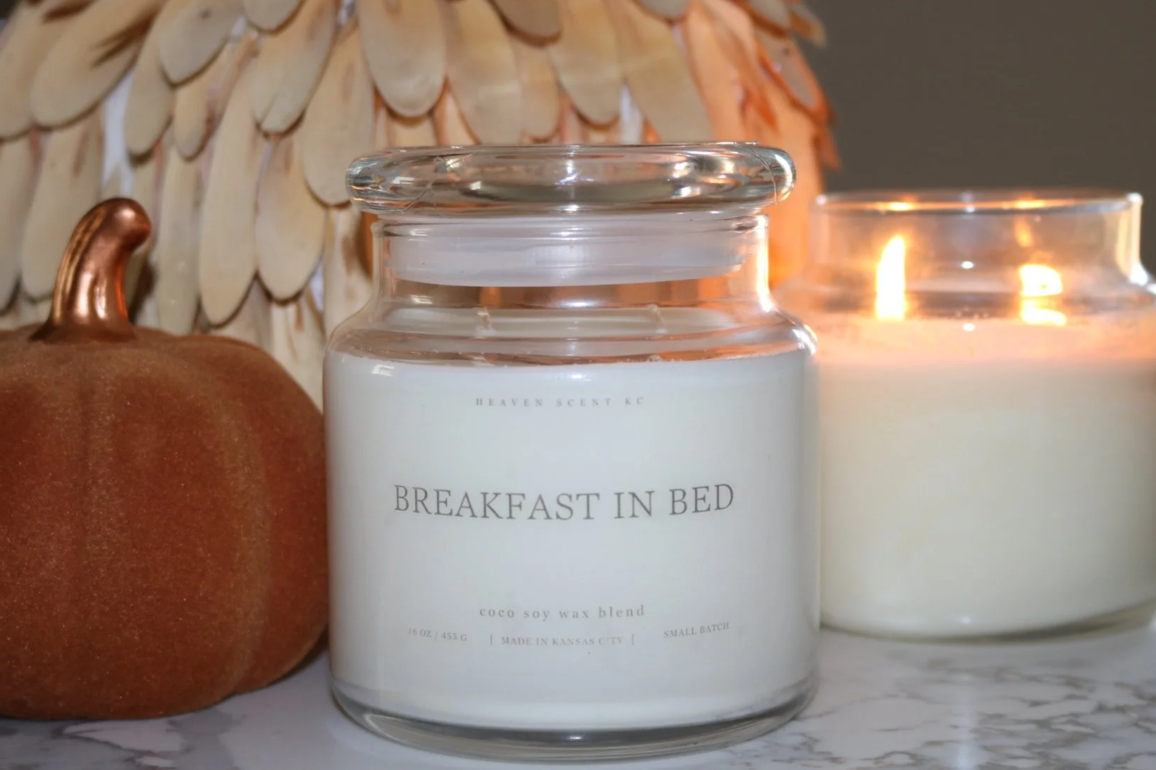 Breakfast in Bed Candle