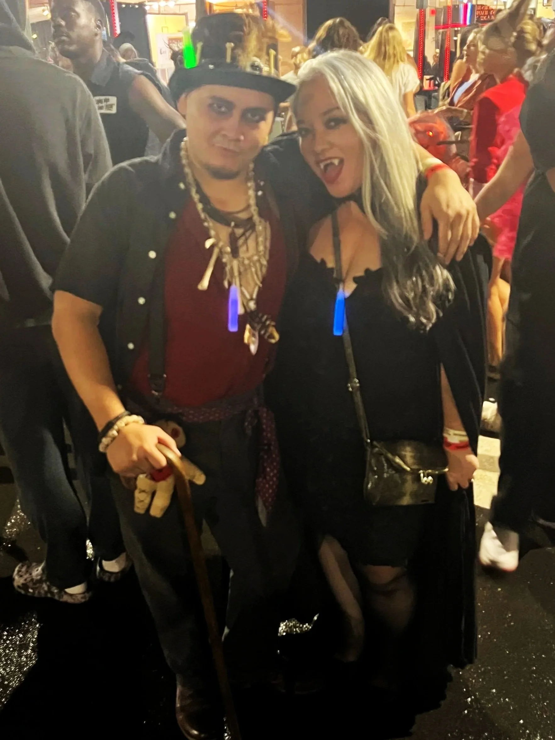 Hallowbaloo festival in Honolulu, Hawaii for Halloween with local theatre actors and singers.