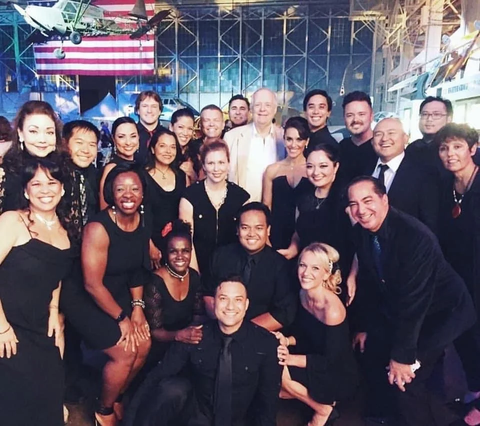 Hawaii singers take a cast photo in "FROM HERE TO ETERNITY" by Sir Tim Rice at Pearl Harbor, Hawaii.