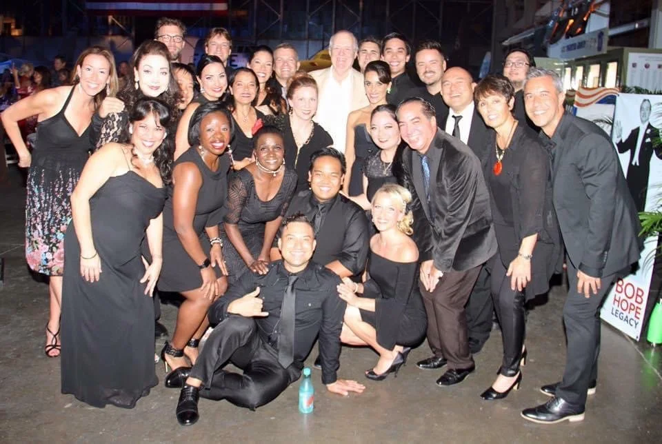 Hawaii singers take a cast photo in "FROM HERE TO ETERNITY" by Sir Tim Rice at Pearl Harbor, Hawaii.