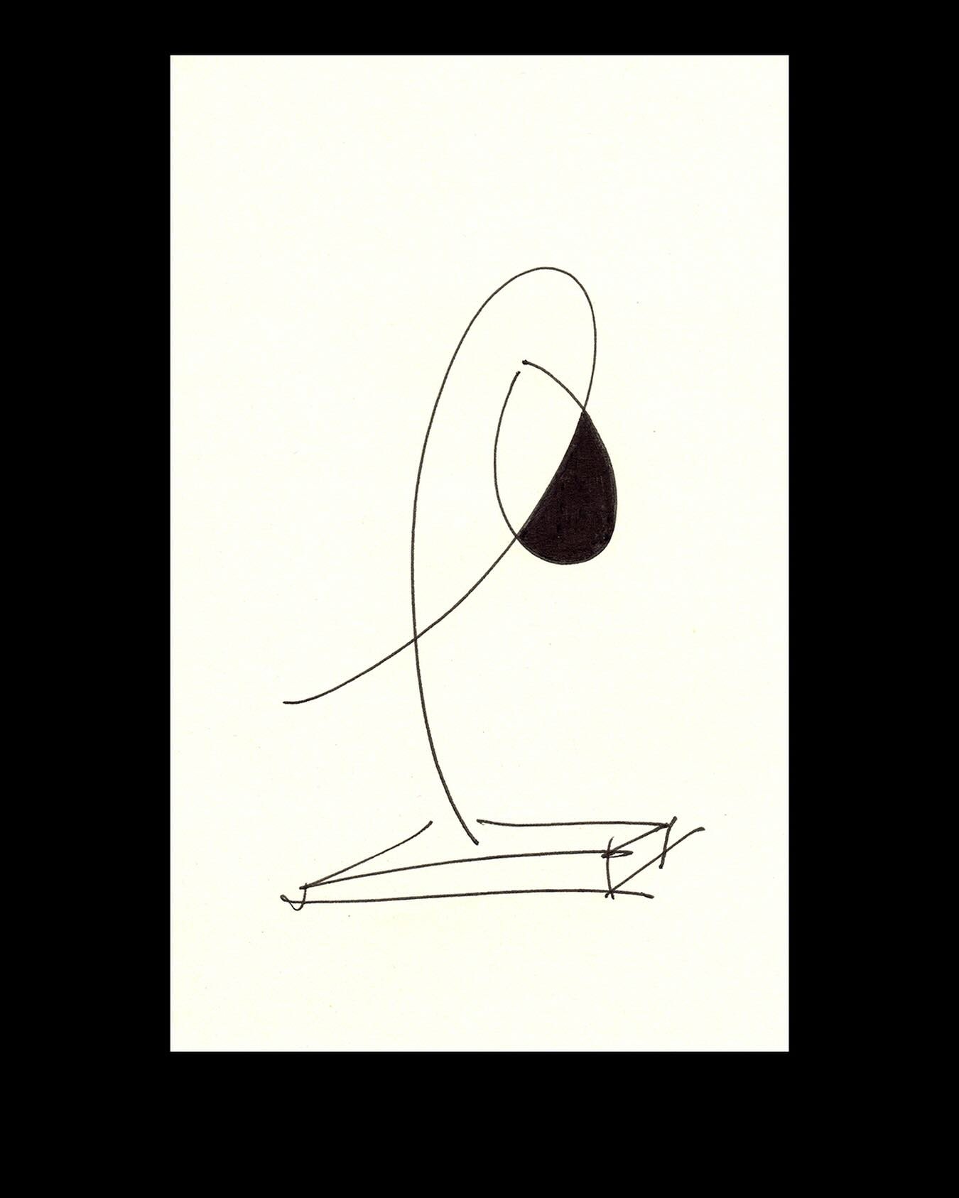 Sign 5 (Structures Series), ink on paper. 
-
Each drawing of the series is a system and an anatomy, a structure that could suddenly collapse or never fully evolve. 
-
The drawings in this series are tidbits, precarious steps, attempts at balancing wi