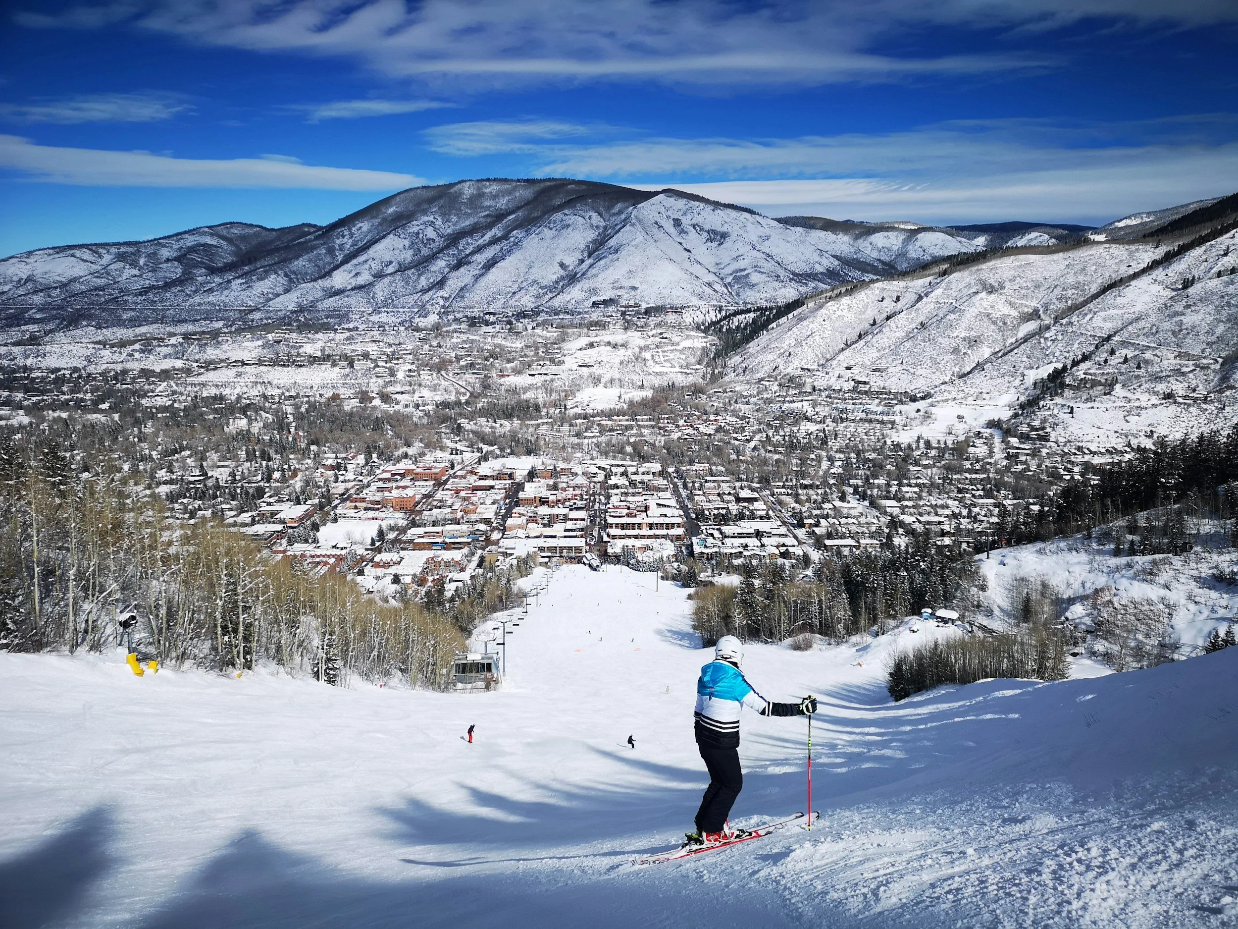 spring skiing in Aspen