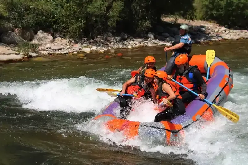 surfing on the canyon cruise