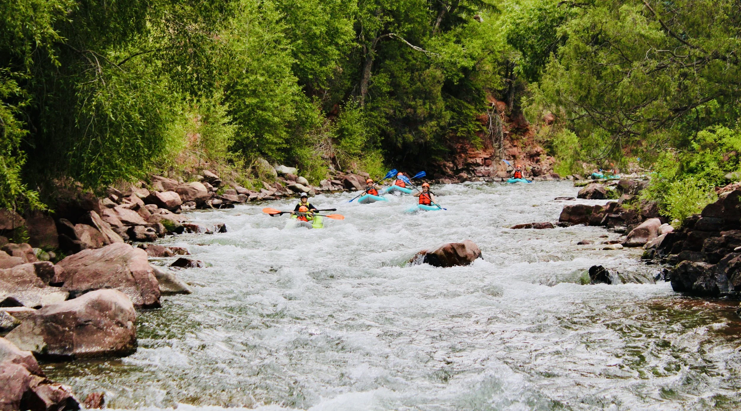 inflatable kayaking aspen