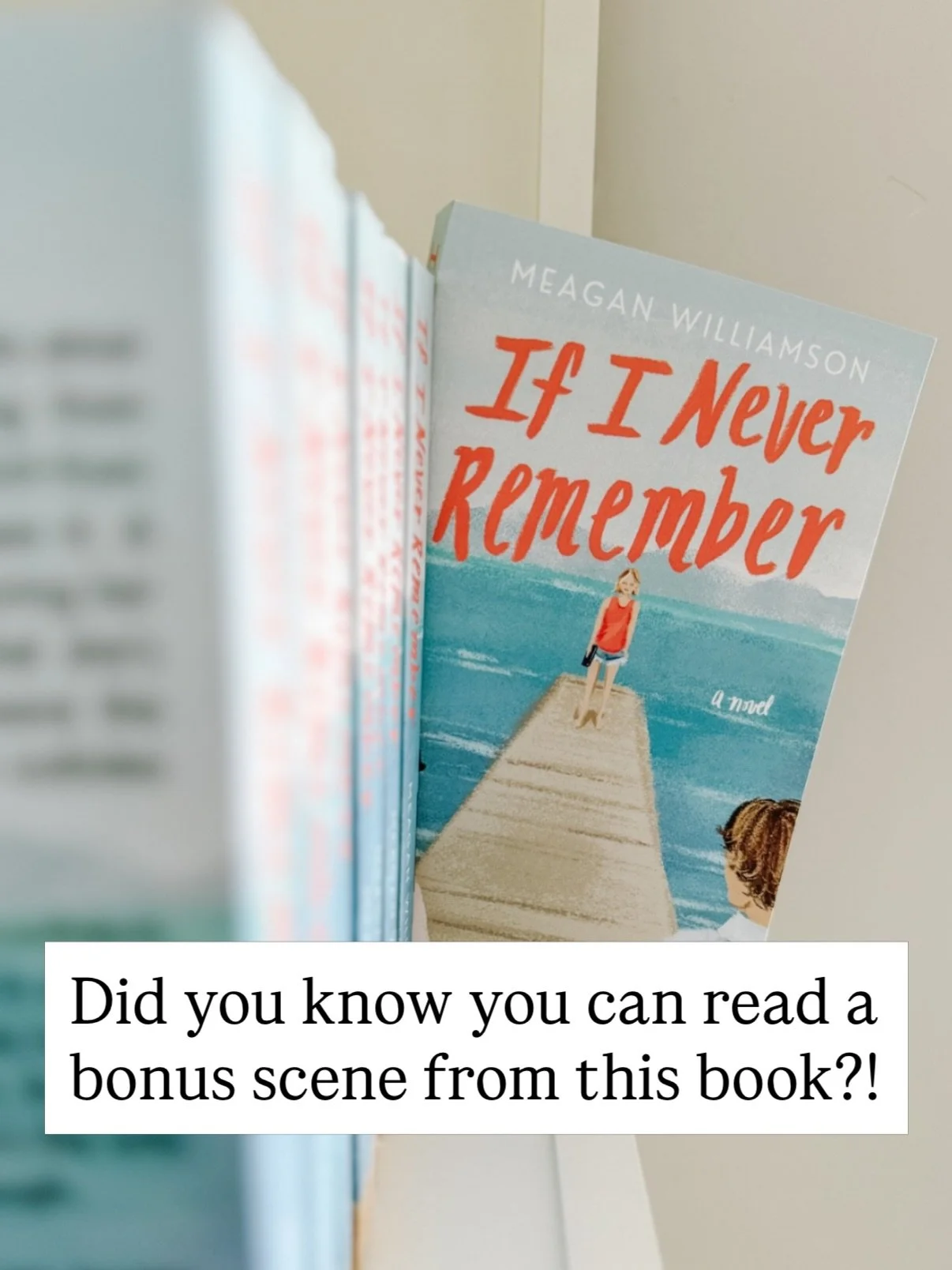 You&rsquo;re welcome &amp; happy Monday! 😘

📖If I Never Remember by Meagan Williamson

🌊childhood friends to lovers
☀️second chance
💋first time
☀️love triangle
🌊&rdquo;it&rsquo;s always been you&rdquo;