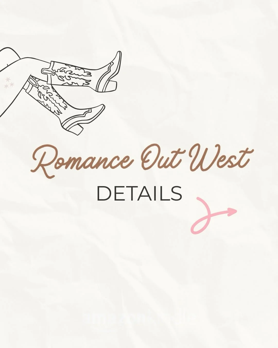 Let&rsquo;s ROW girls! 🤠💕 we can all thank @authorabigailstout for this iconic saying 🙂&zwj;↕️ &hellip; swipe for @romanceoutwest details! Hope to see you there ✨