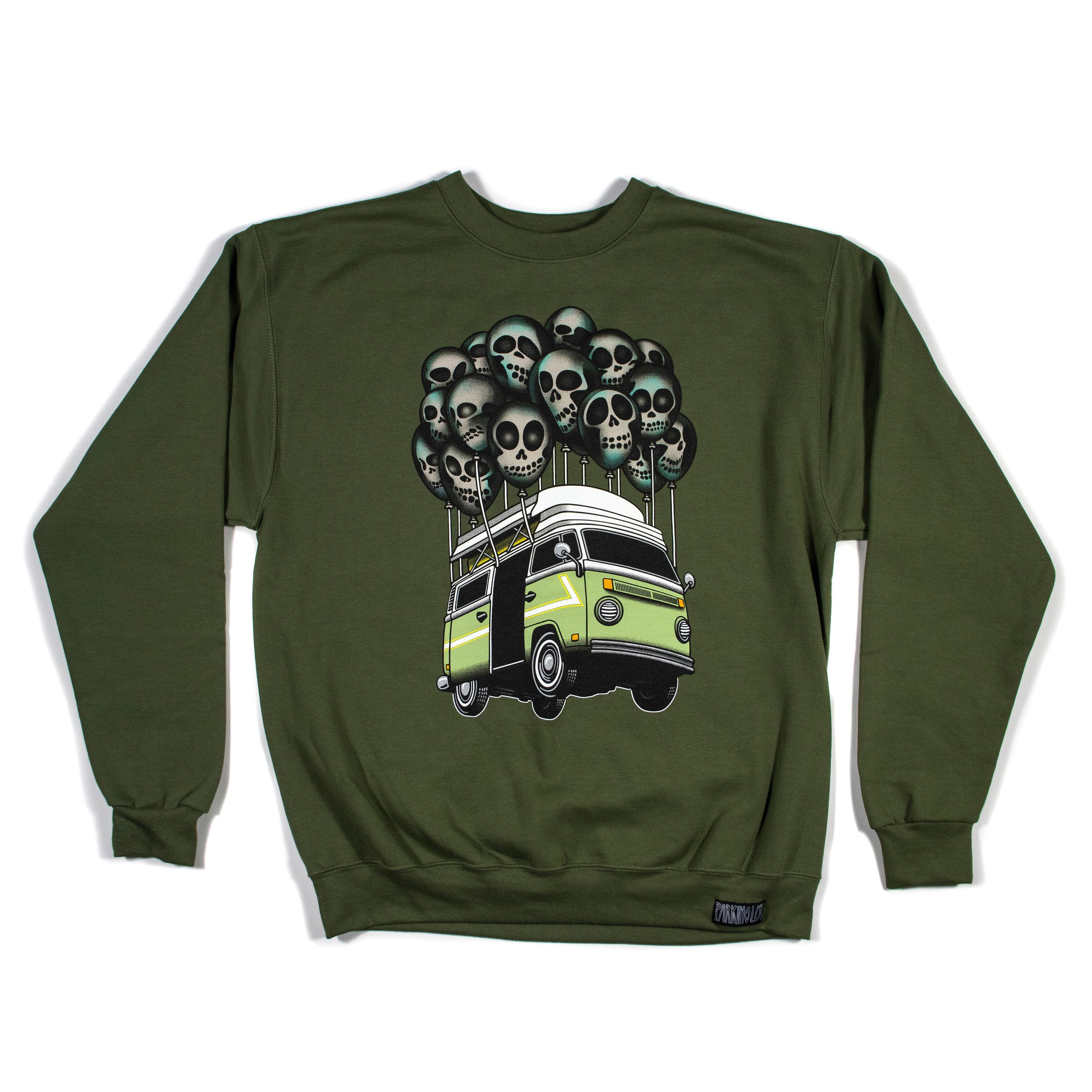 'SNODGRASS FLYING BUS' CHAMPION CREWNECK SWEATSHIRT