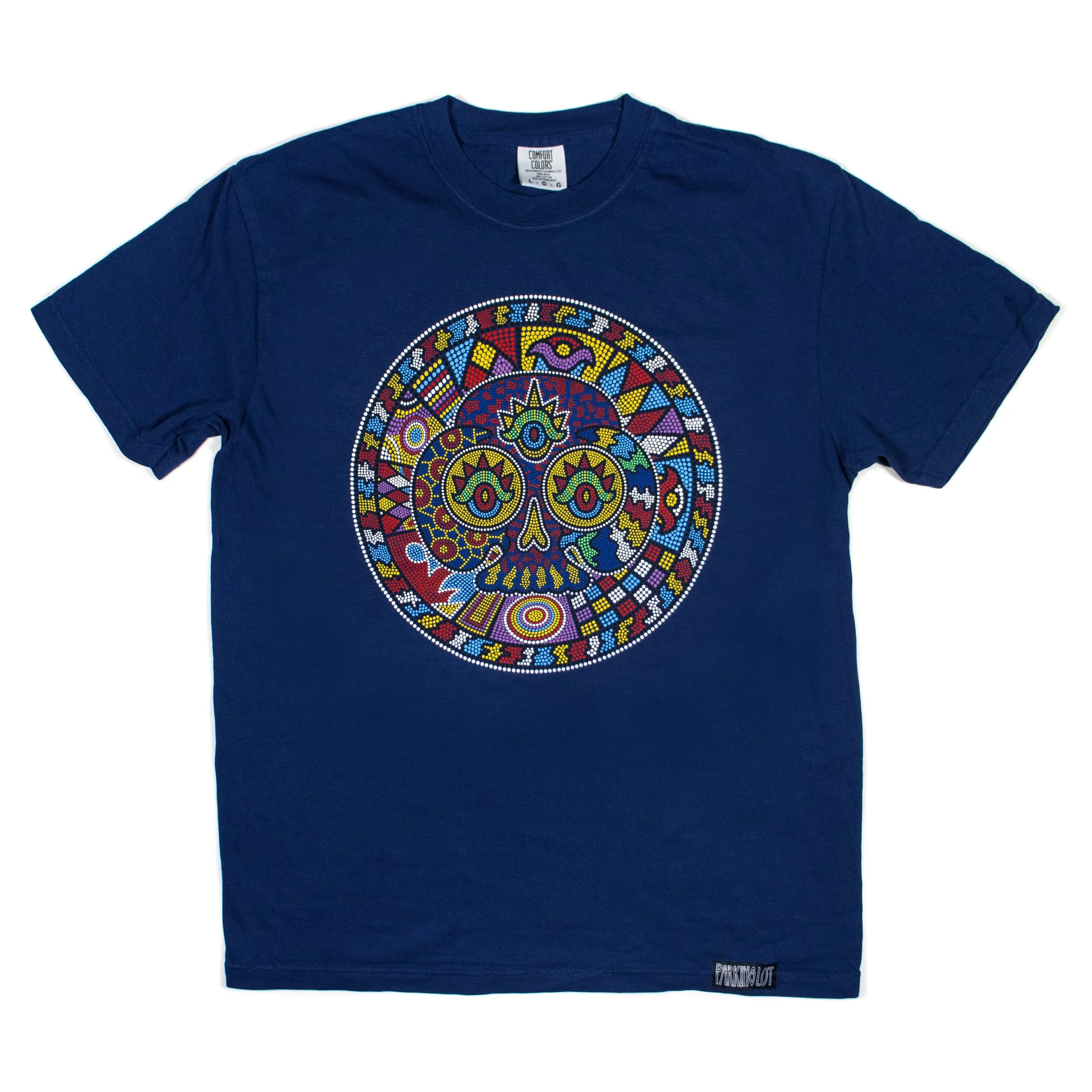'TAKAO SKULL' T-SHIRT (NAVY BLUE)