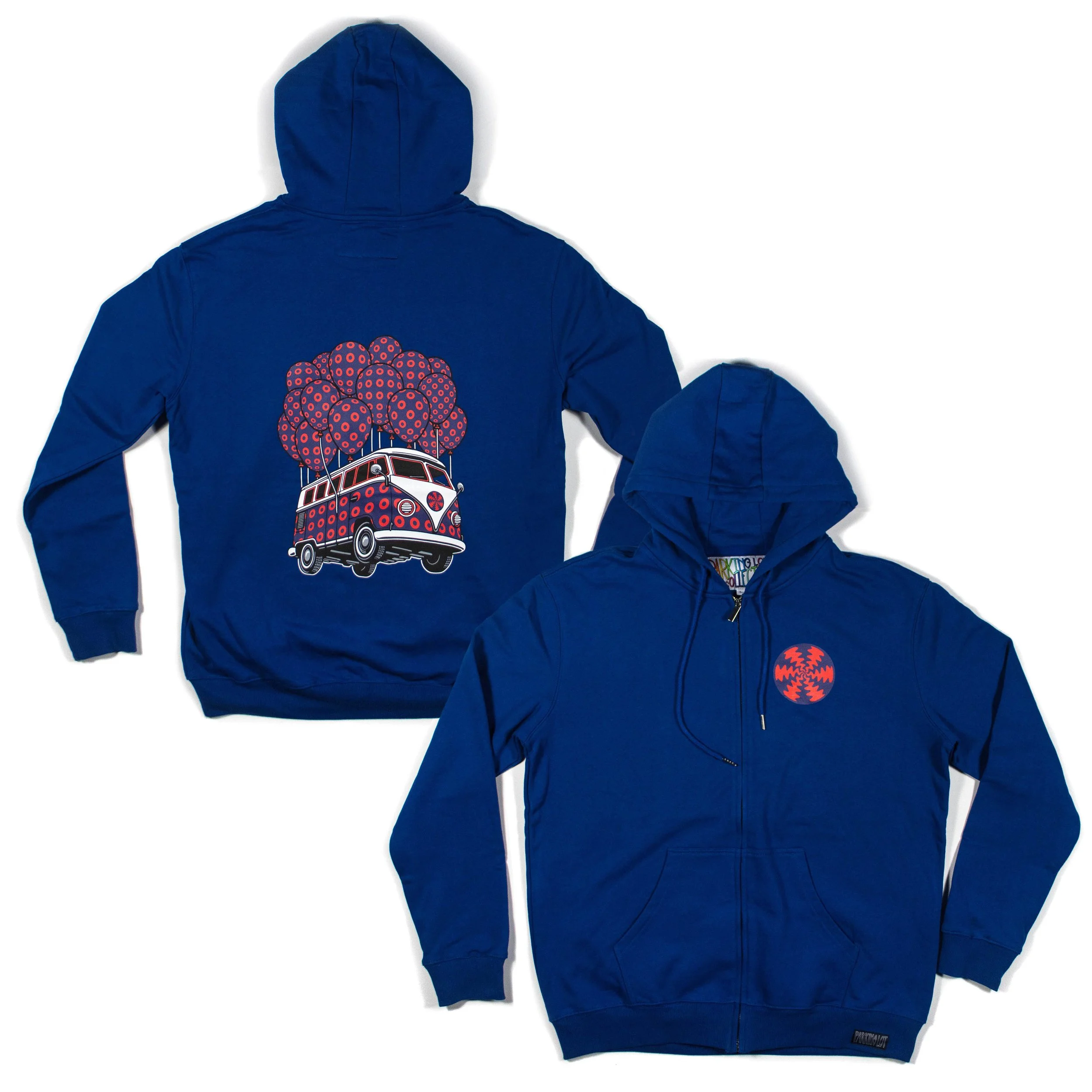 'PHLYING BUS' ZIP UP HOODIE