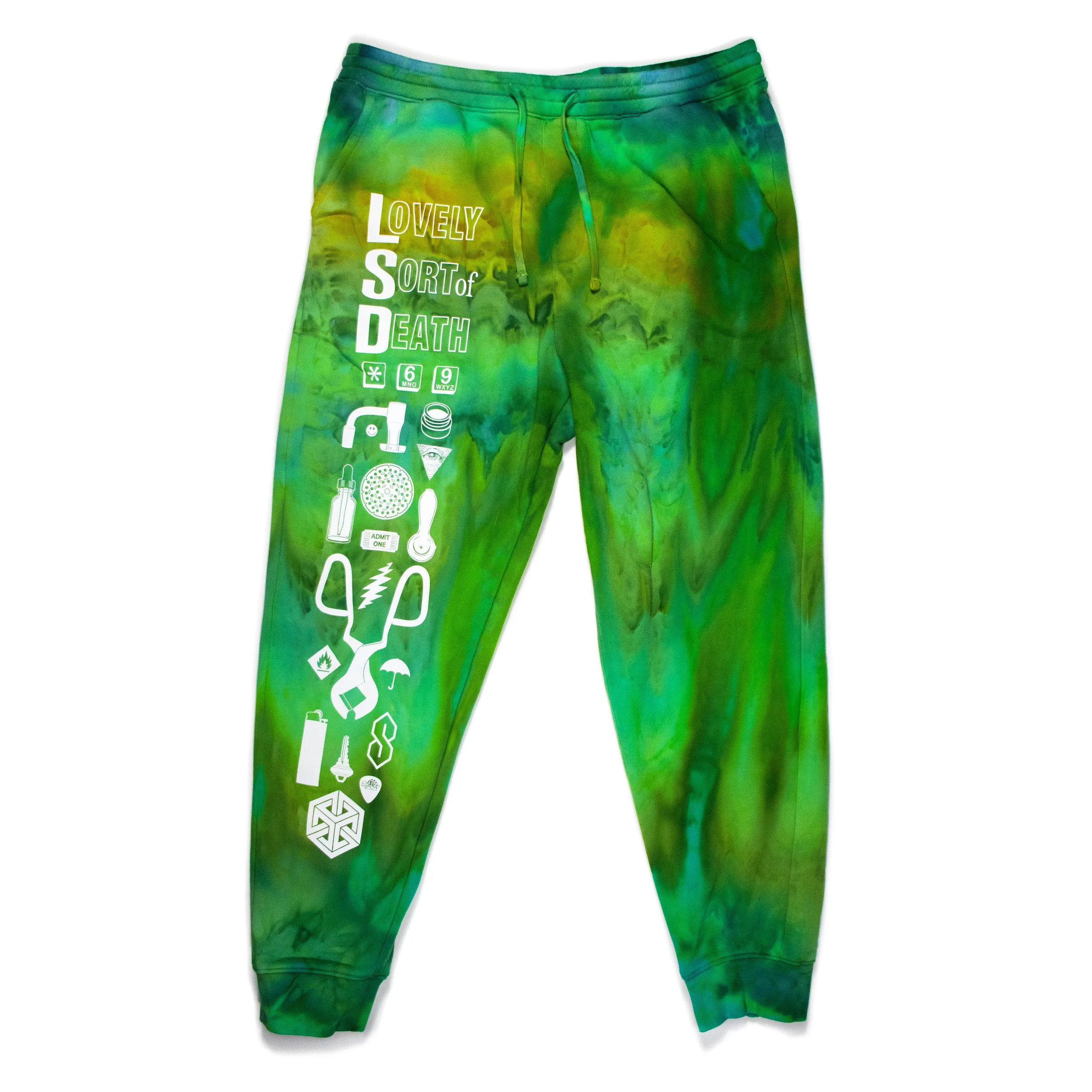 'LOVELY SORT of DEATH' SWEAT PANTS {HAND DYED}