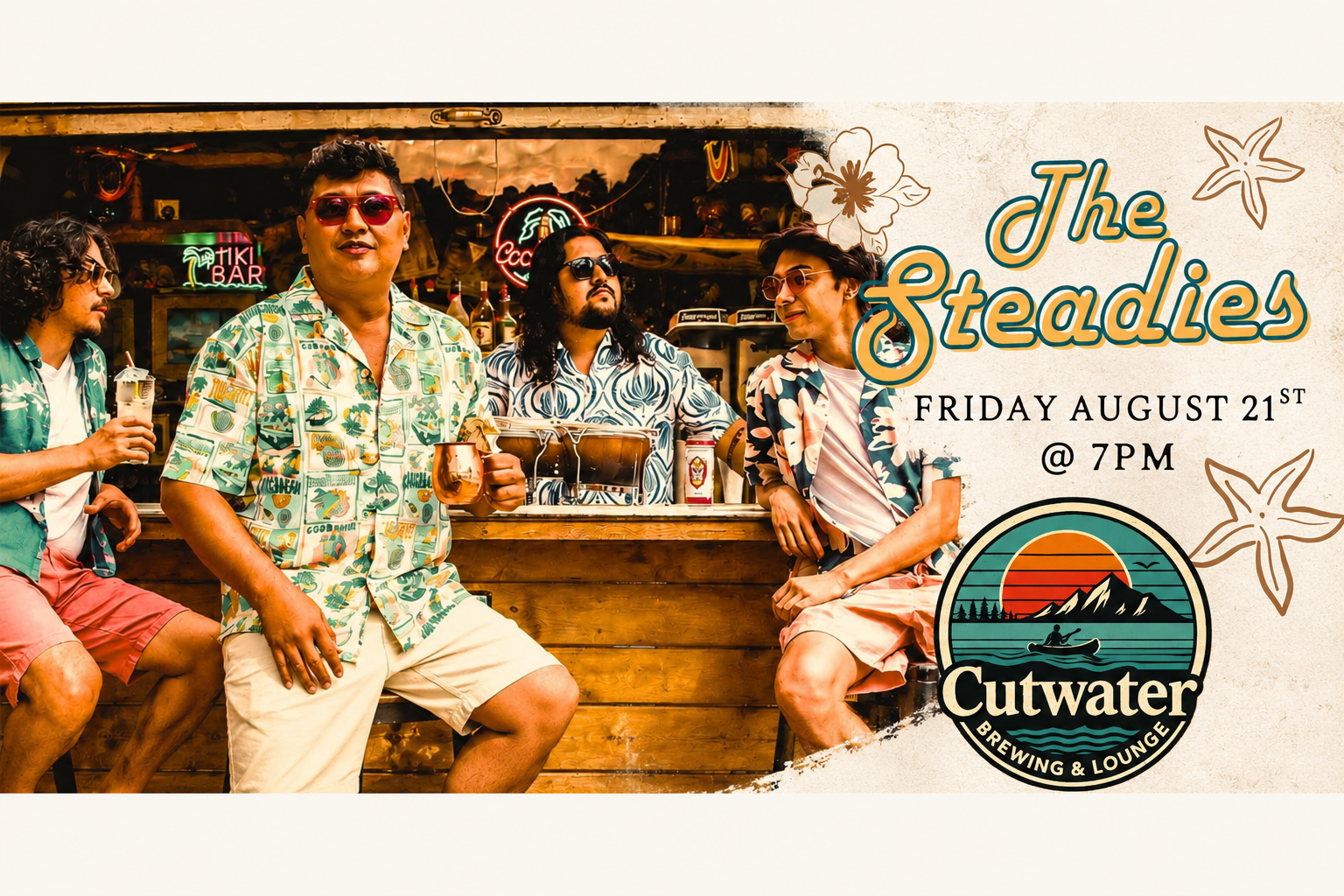 The Steadies Summer Beach Party
