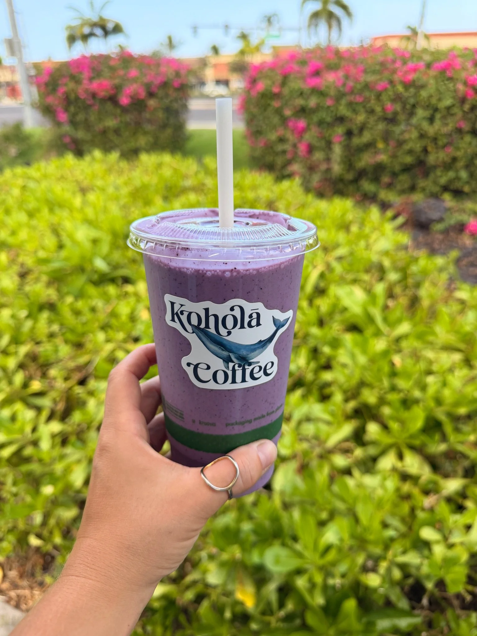 Fresh, local made smoothie with health benefits - protein powder