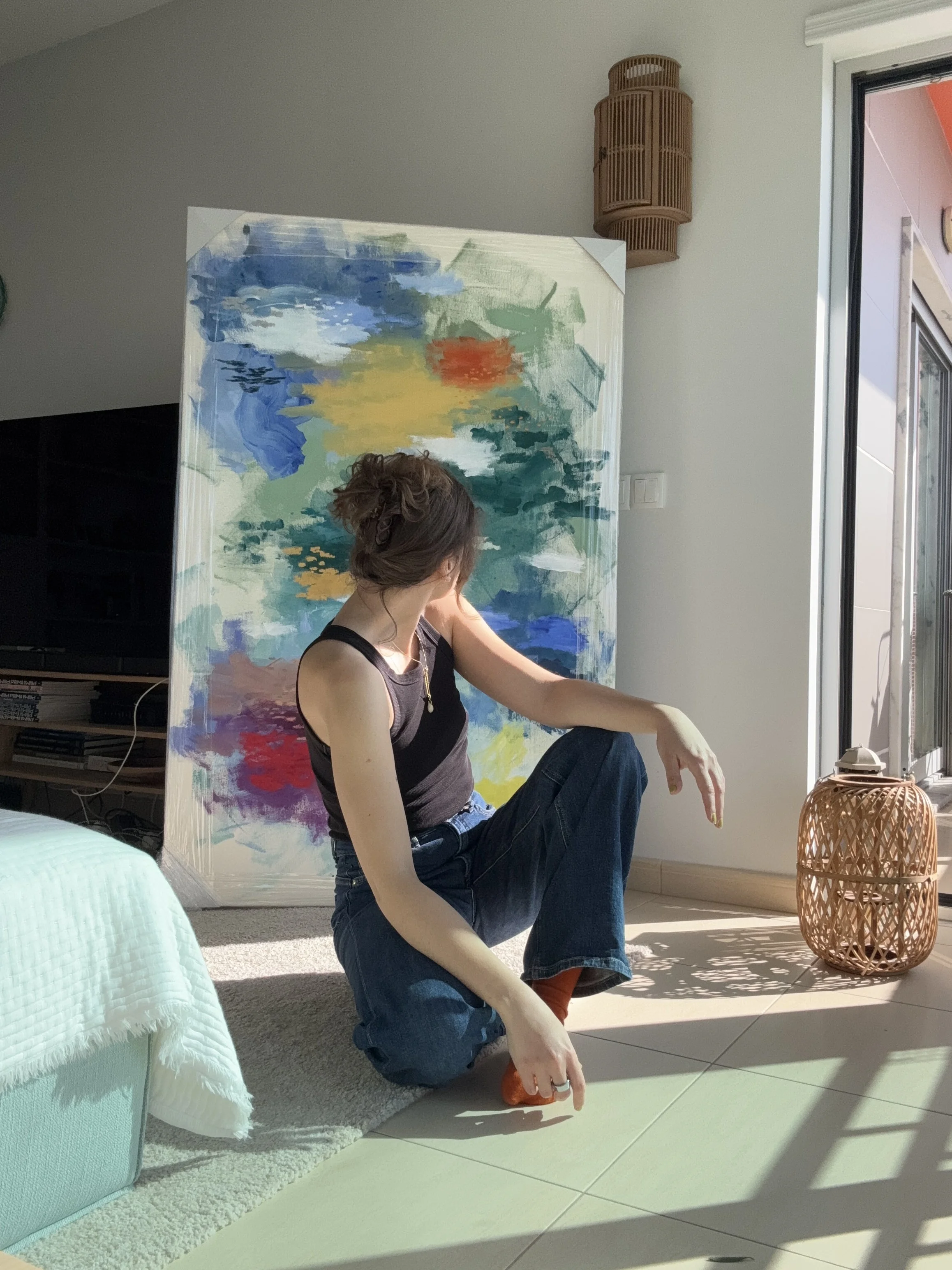 Where Can I Find Unique Abstract Paintings Inspired by Nature?