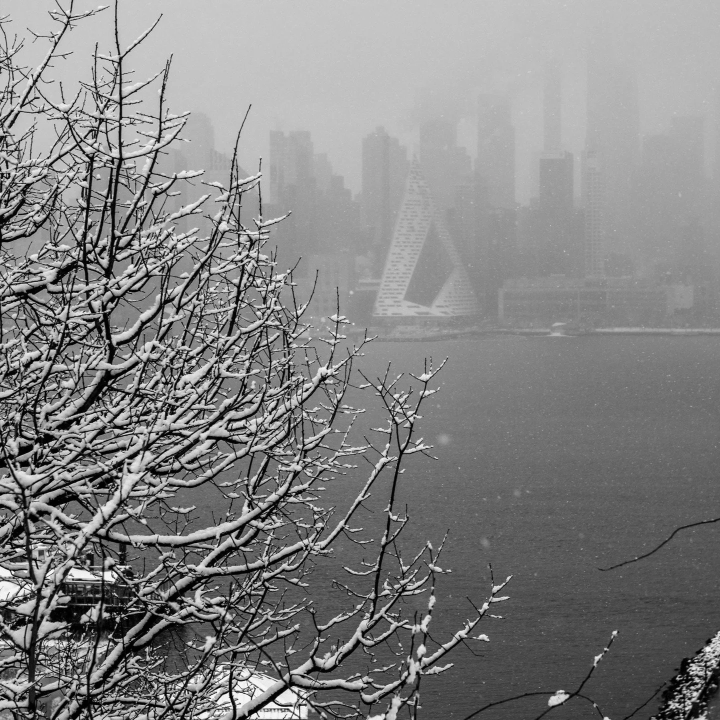 A view of Manhattan during the snow storm.

#canonphotography #shotoncanon #canonm50 #photography #nyc #newyorkcity #manhattan #snow #blackandwhite #blackandwhitephotography