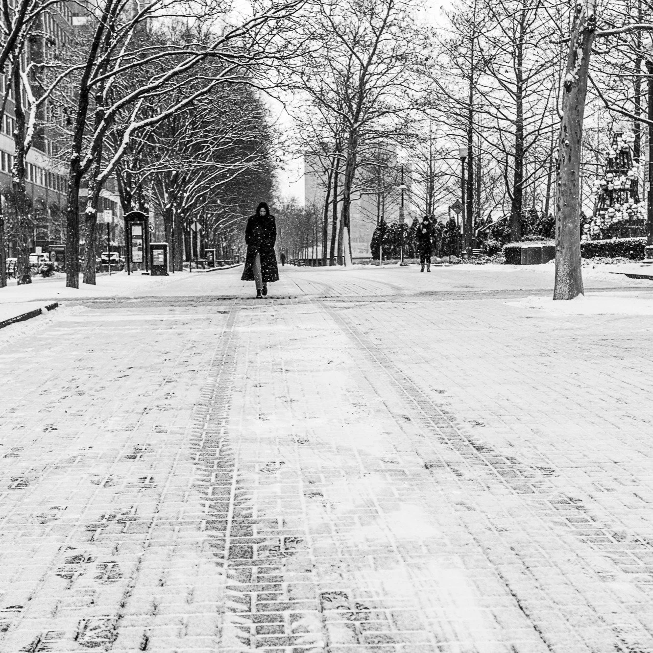 Hoboken in the snow. 

#canonphotography #shotoncanon #canonr #photography #streetphotography #nj #newjersey #hoboken #blackandwhite #blackandwhitephotography