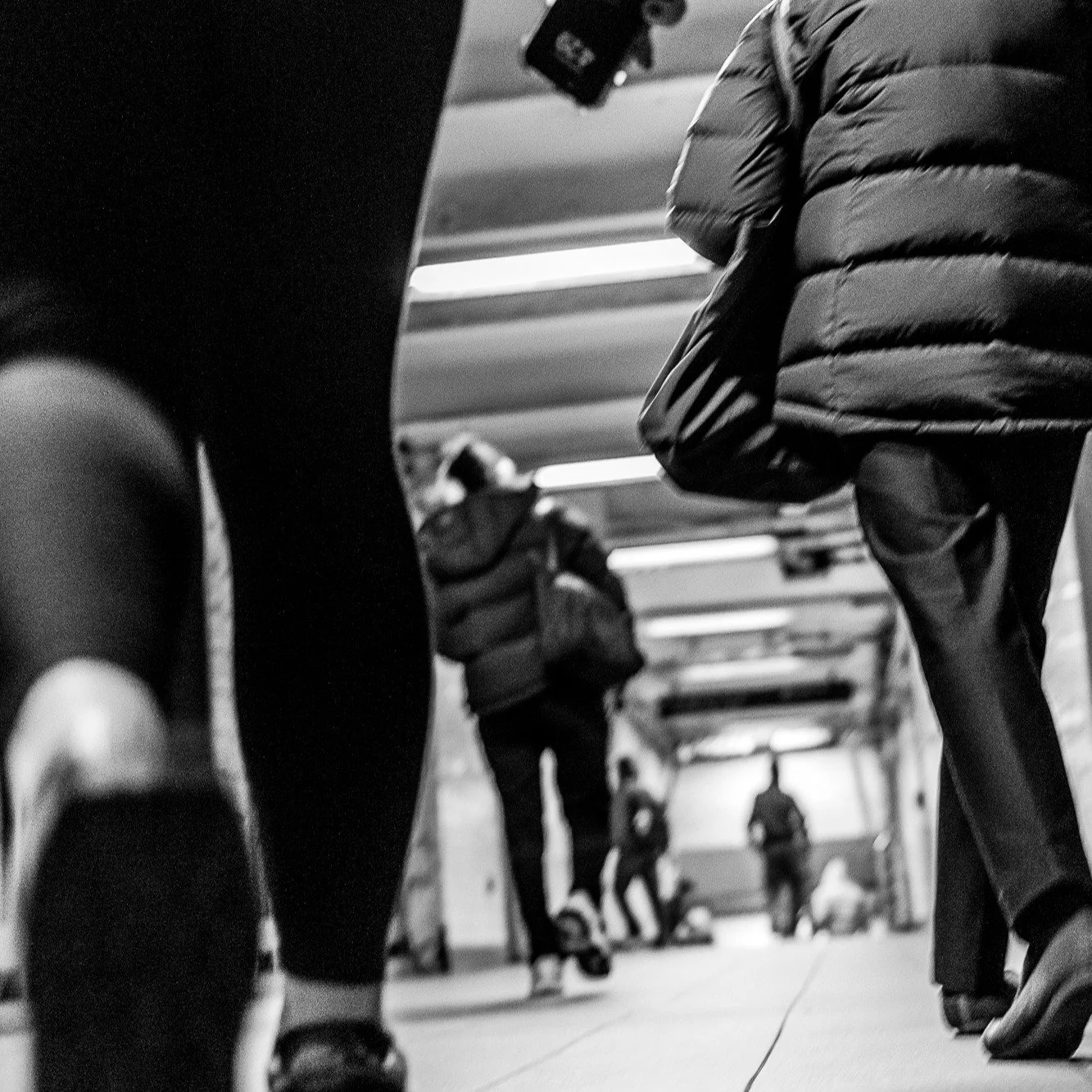 Shot this with the camera at hip level as I huffed and puffed up the stairs out of breath (getting old sucks).

Canon R + RF28-70mm f2.8

#newyorkcity #nyc #manhattan #streetphotography #photography #canonr #canonphotography #shotoncanon 
#blackandwh