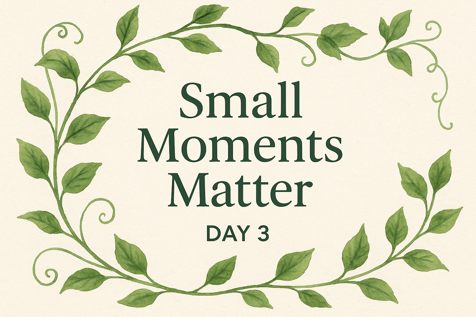 Small Moments Matter