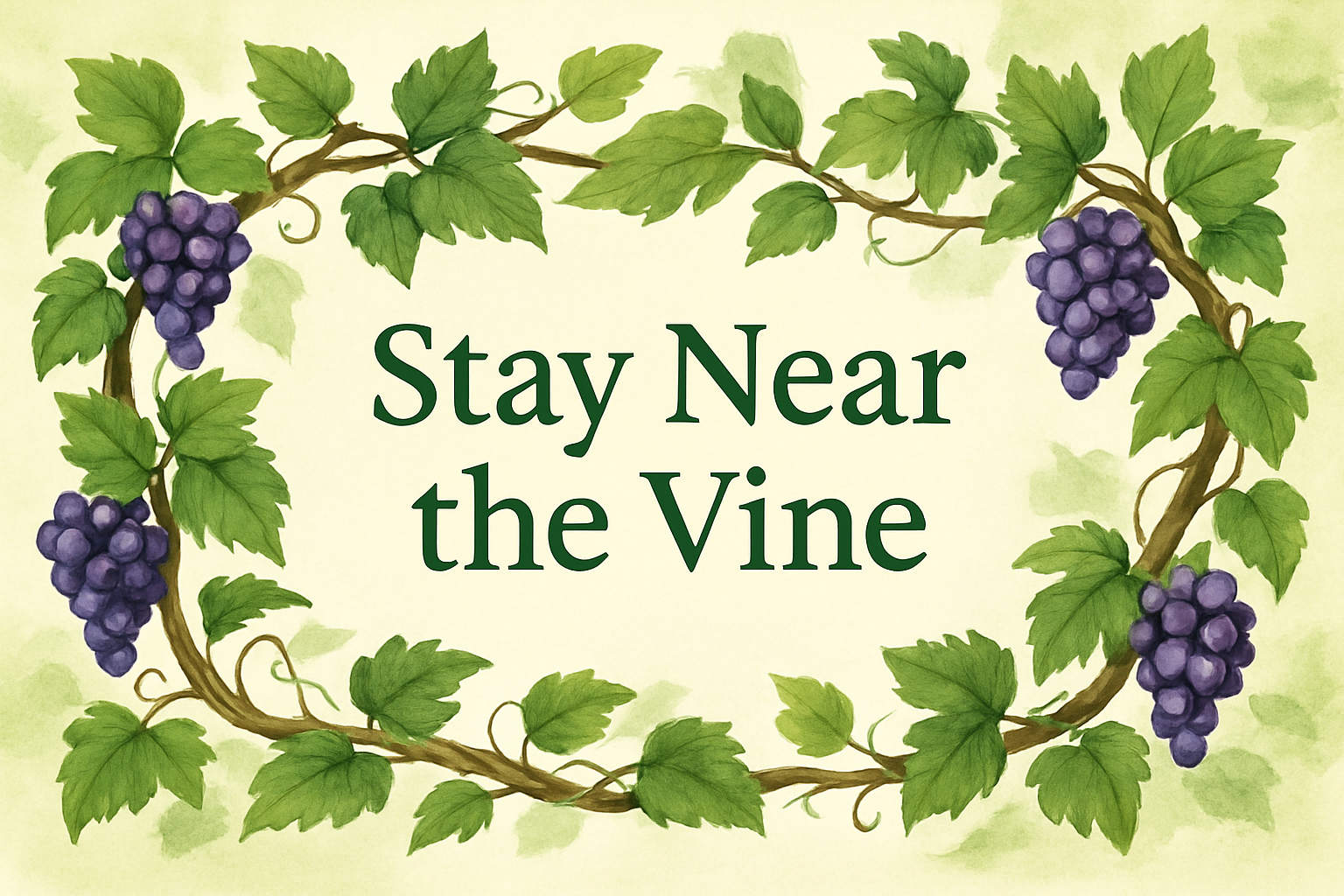 Stay Near the Vine
