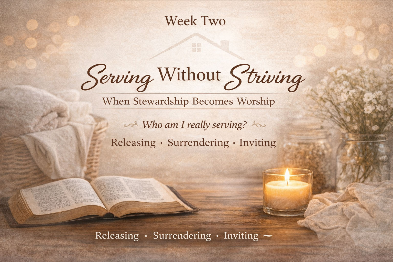 Serving Without Striving: When Stewardship Becomes Worship