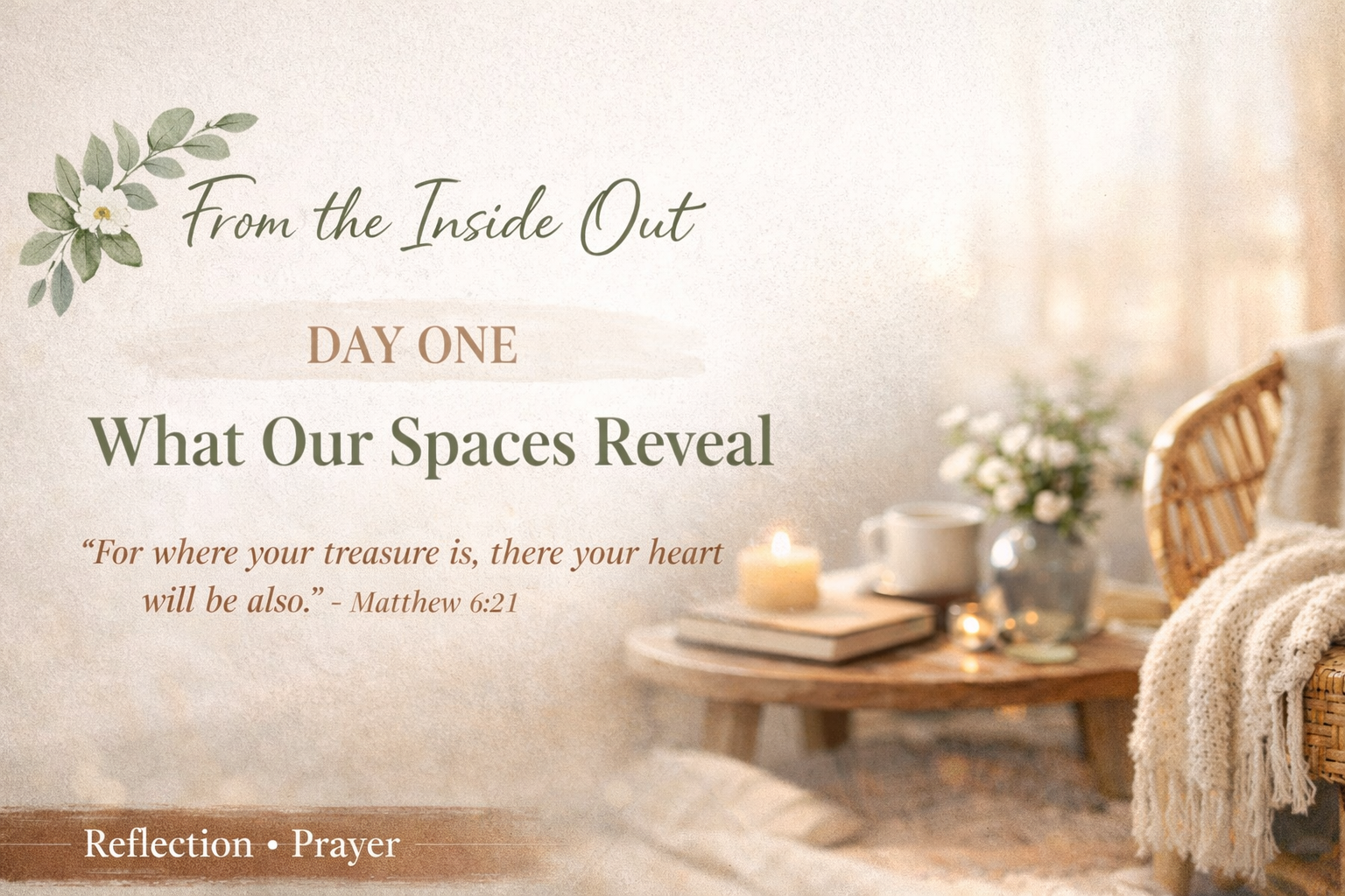 Day One — What Our Spaces Reveal