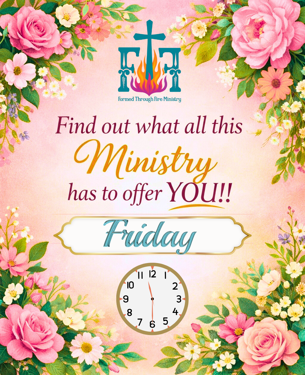 Monthly Ministry Welcome, Introduction, Orientation & Walk through Session"