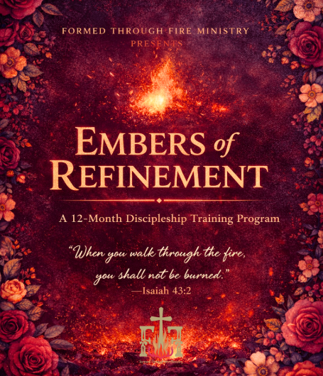 COMING SOON- EMBERS OF REFINEMENT... A FTF Ministry 12-Month Discipleship Training Journey