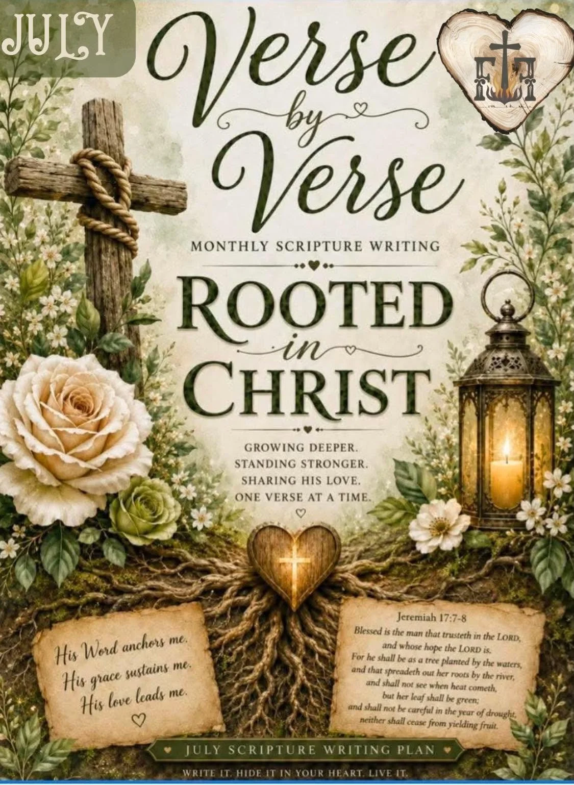 July Theme: Rooted in Christ