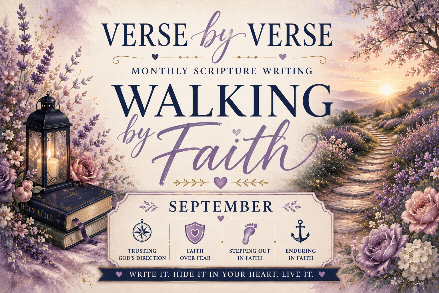 September Theme: Walking by Faith