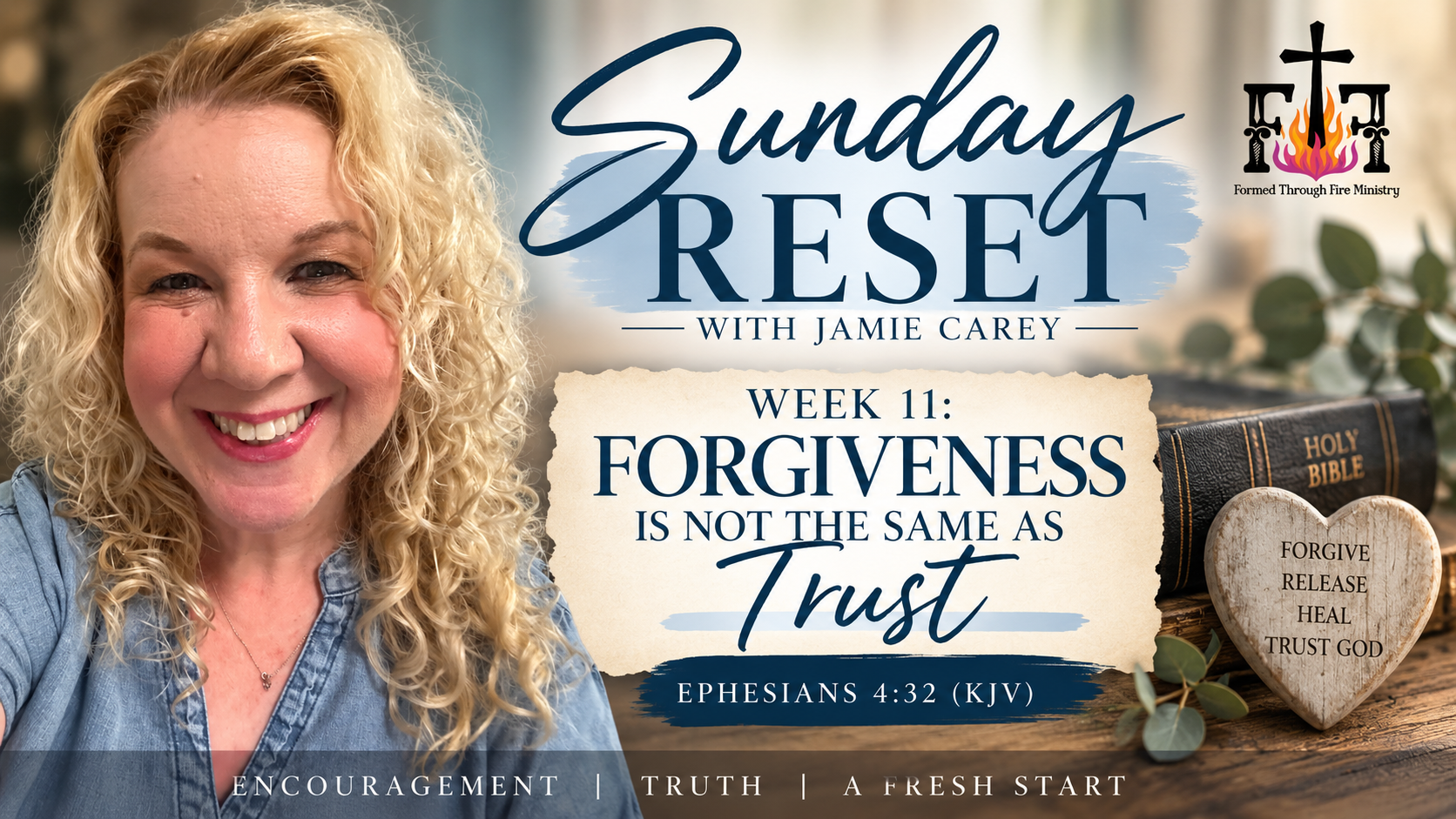 Sunday Reset Week 12- Forgiveness Is Not The Same As Trust