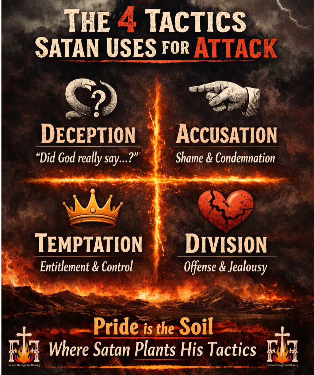 The 4 Tactics Satan Uses for Attack — Formed Through Fire Ministry