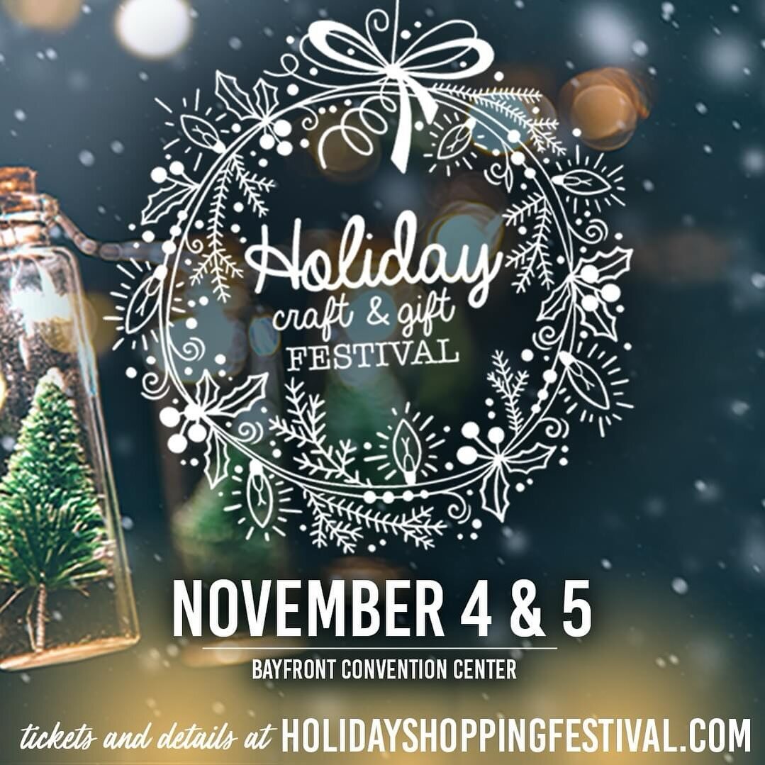 I&rsquo;ll be at the Holiday Craft and Gift Festival November 4th and 5th at the Bayfront Convention Center!

More to come on what we&rsquo;ll have in stock 😉

#holidaycraft #giftingseason #smallbusinessexpo #eriepromotions