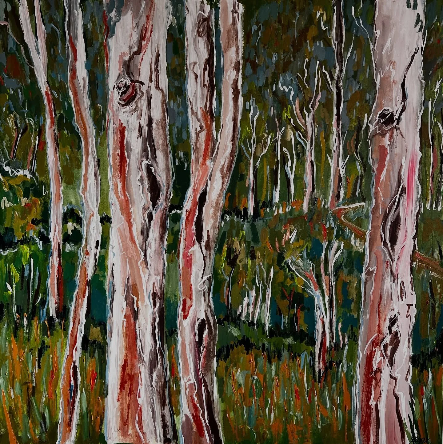 These babies are now available on the walls of @grazing_gundaroo 🐄 🩷
1. Snow Gums, acrylic on canvas, 92cm x 92cm
2. Gundaroo, acrylic on canvas, 61cm x 61cm
3. Waterlilies, acrylic on canvas, 61cm x 61cm
.
.
.
#artwork #gundaroo #yassvalley #artis