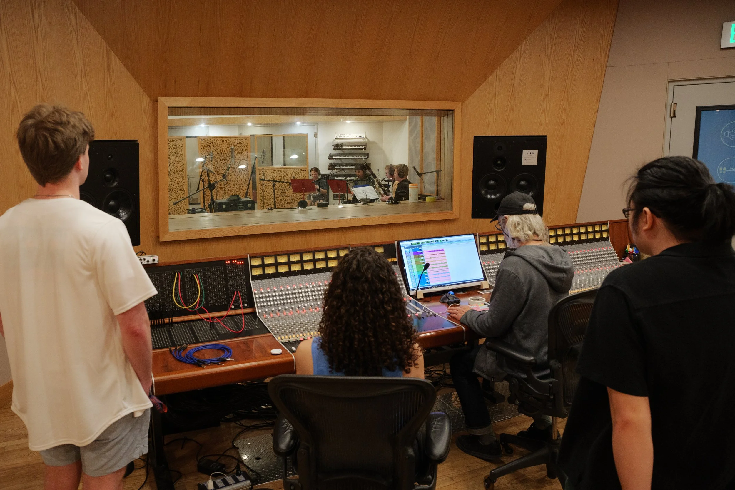 Recording session at Pulp Arts Studios for my piece, "Monkeying Around" 2026