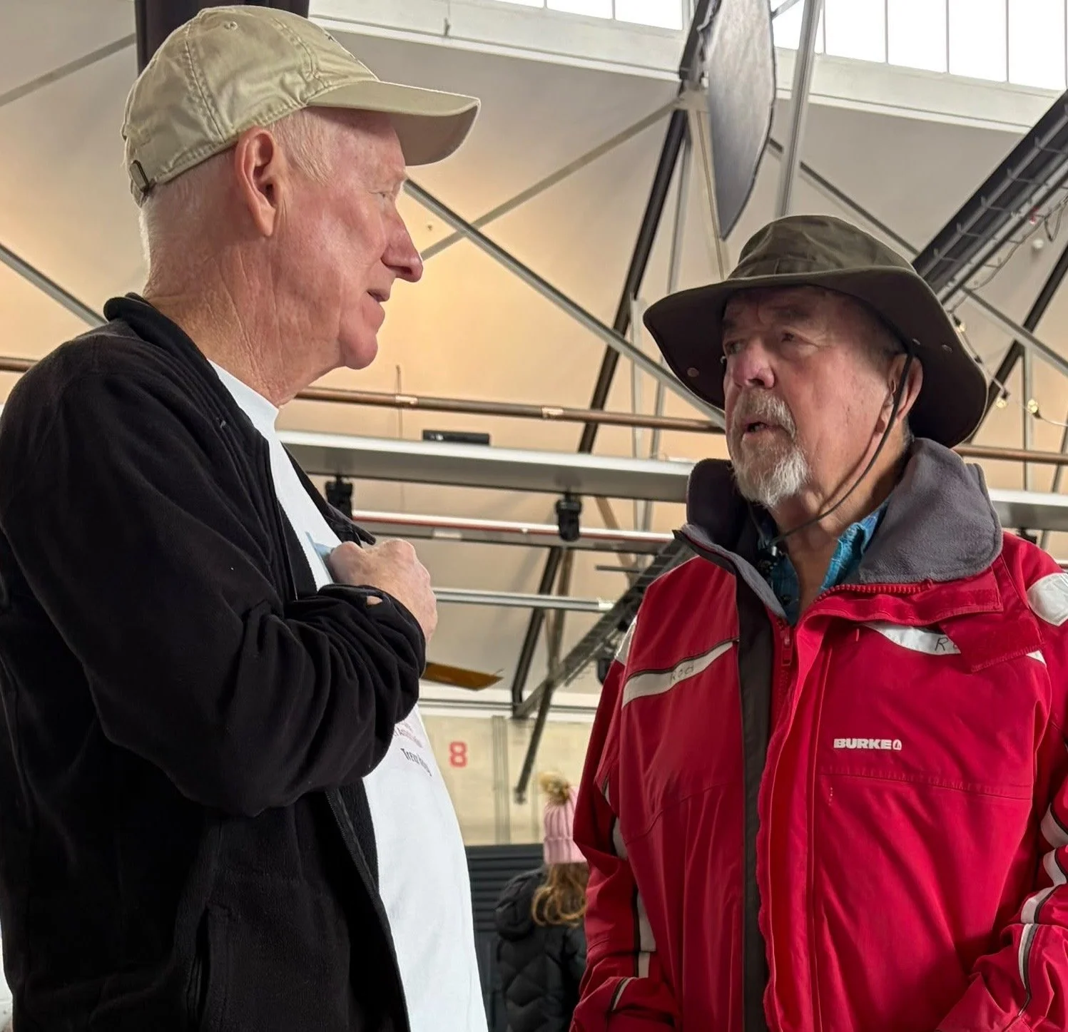 Two old guys at the 2026 Antarctic Festival