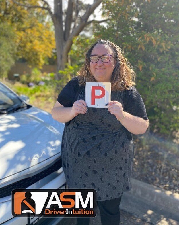 Well done Natasha! Great work today! Good luck on the roads. #pplates #asmdriverintuition