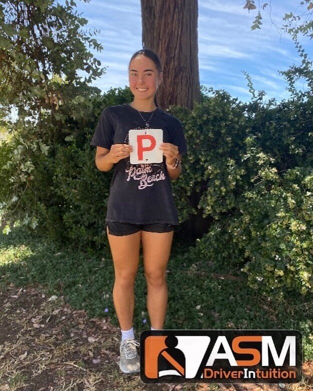 Great job Sienna, 95% on the first attempt 💪🏻 Time to hit the roads! #pplates #asmdriverintuition