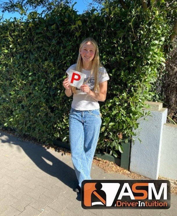 Great job Mia, a very tidy 92% is a great result. Good luck with the new car. Enjoy the new sense of freedom! #pplates #asmdriverintuition