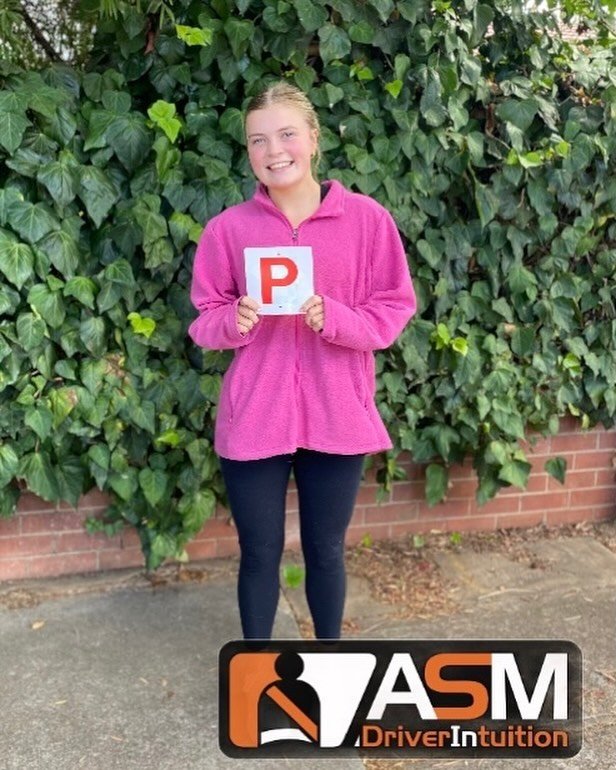 Smashed it! Great work Sophie! Mum and Dad can put their feet up&hellip;you get to drive yourself to Basketball from now on. 🚙 🏀 #pplates #asmdriverintuition