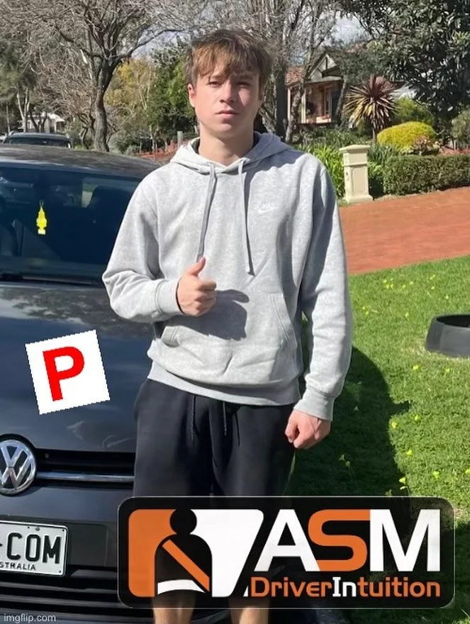 Well done Charlie on passing today. A lot of hard work has gone into today and you should be proud of the determination you have put in. Good luck on the roads. #asmdriverintuition