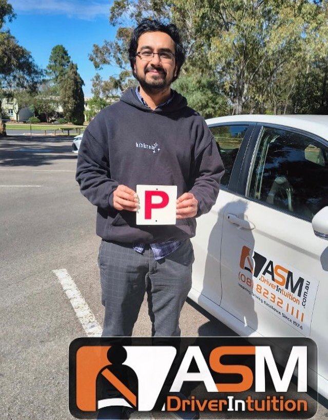 Great work Soham! All the hard work has paid off. Enjoy your new found freedom. #pplates #asmdriverintuition