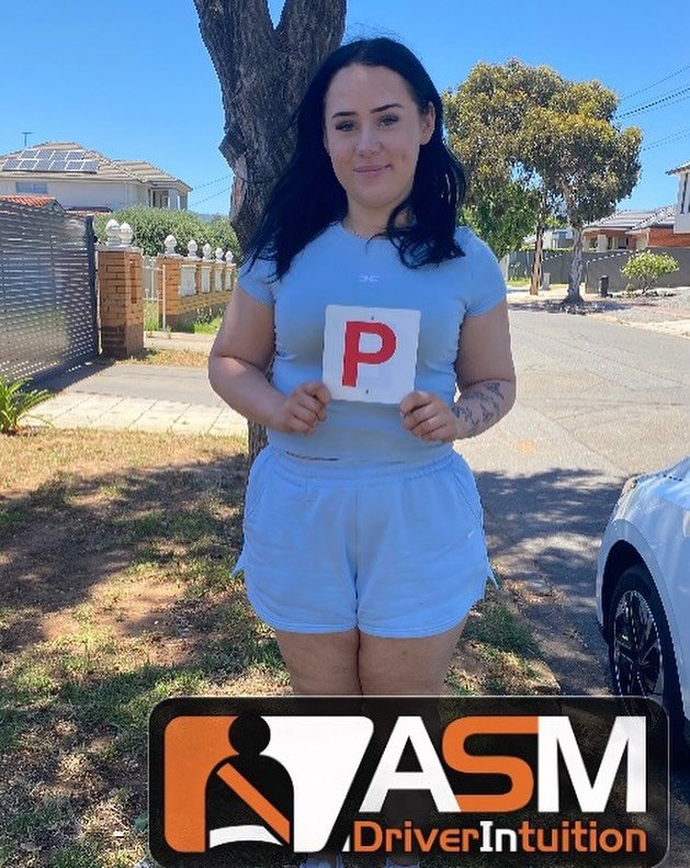 Great job Shayla. A solid 93% to start the holiday season. Enjoy the roads. #pplates #asmdriverintuition