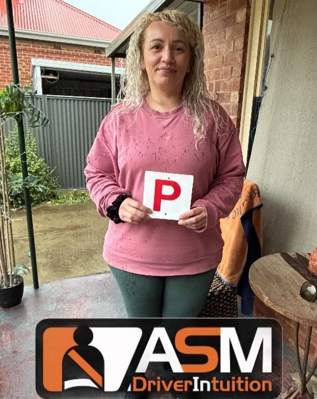Thunder, Lightning, rain and a new licence. Well done, Sherrie. You certainly earned it. #pplates #asmdriverintuition