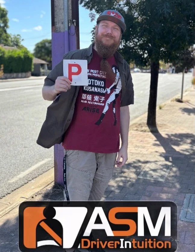 Today, you won&rsquo;t find a happier man in Adelaide. Great job Samuel on the 98% pass. All the best for the adventures ahead. #pplates #asmdriverintuition